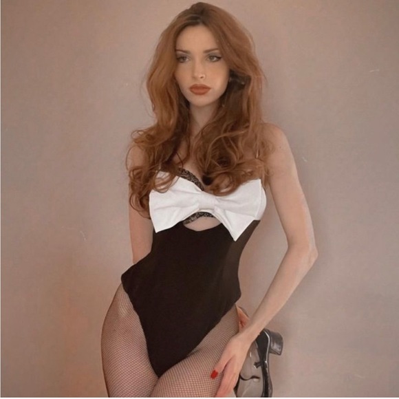 NWT Zara Bow Bodysuit Top - Picture 5 of 10